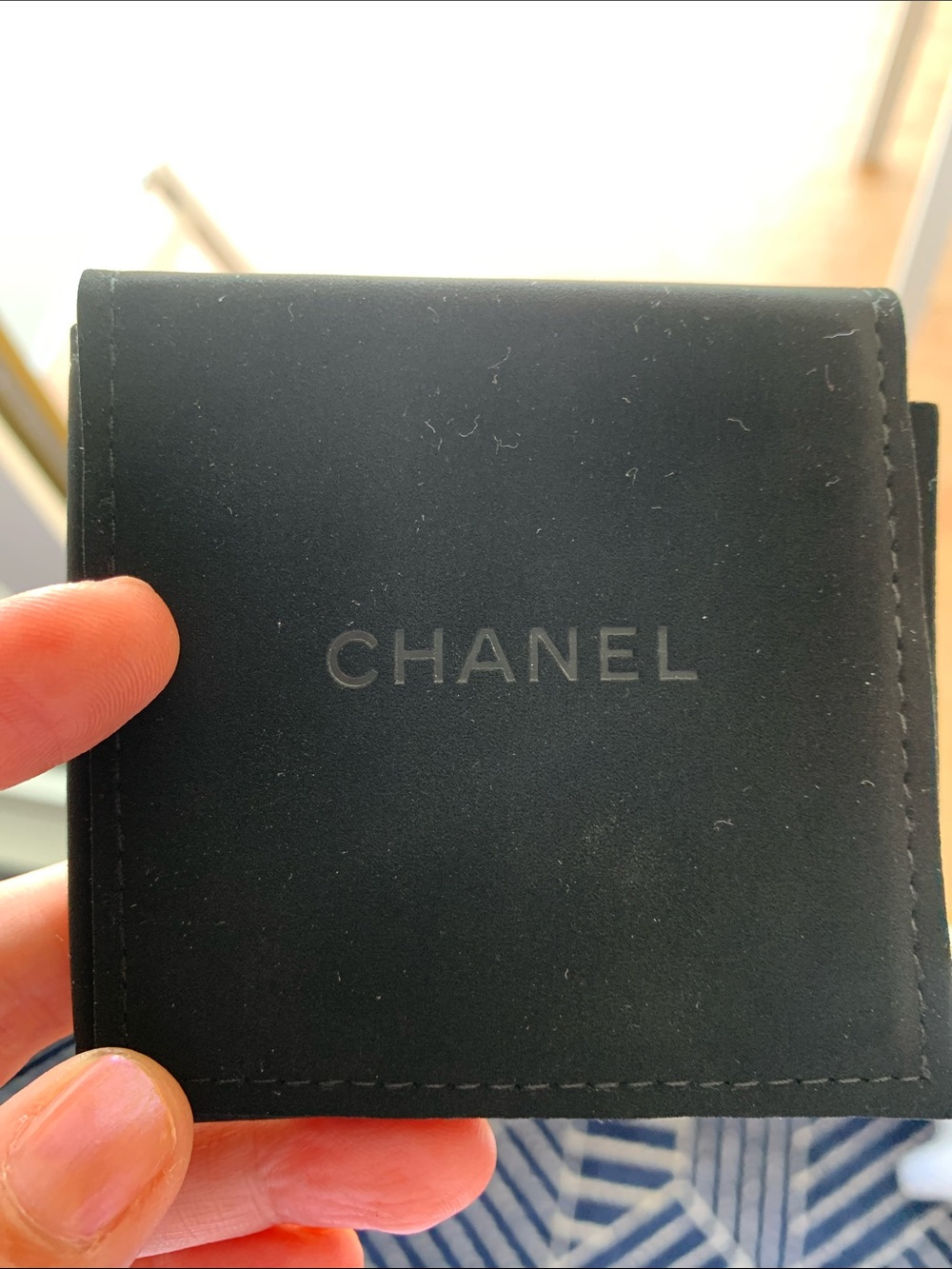 Authentic brand new different Chanel pouch for earrings/ jewelry/ decor, gift